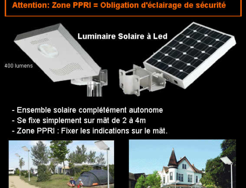 Lampadaire solaire Réverbere solaire à led