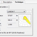 projecteur led 500w asymétrique terrain tennis