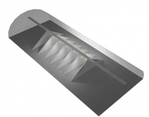 éclairage led entrepot produit chimique