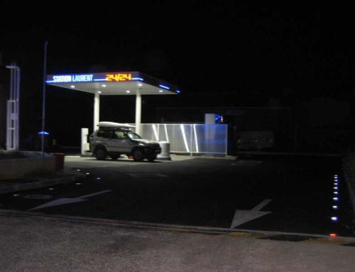 SIGNALISATION AU SOL STATION SERVICE