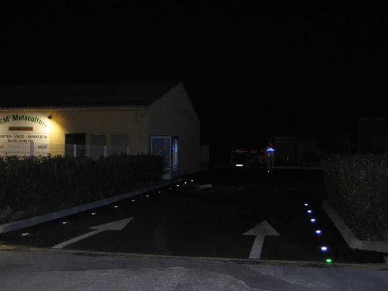 marquage au sol plot à led