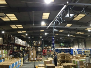 Eclairage atelier par projecteur LED industriel