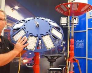 eclairage machine enrobeuse goudron